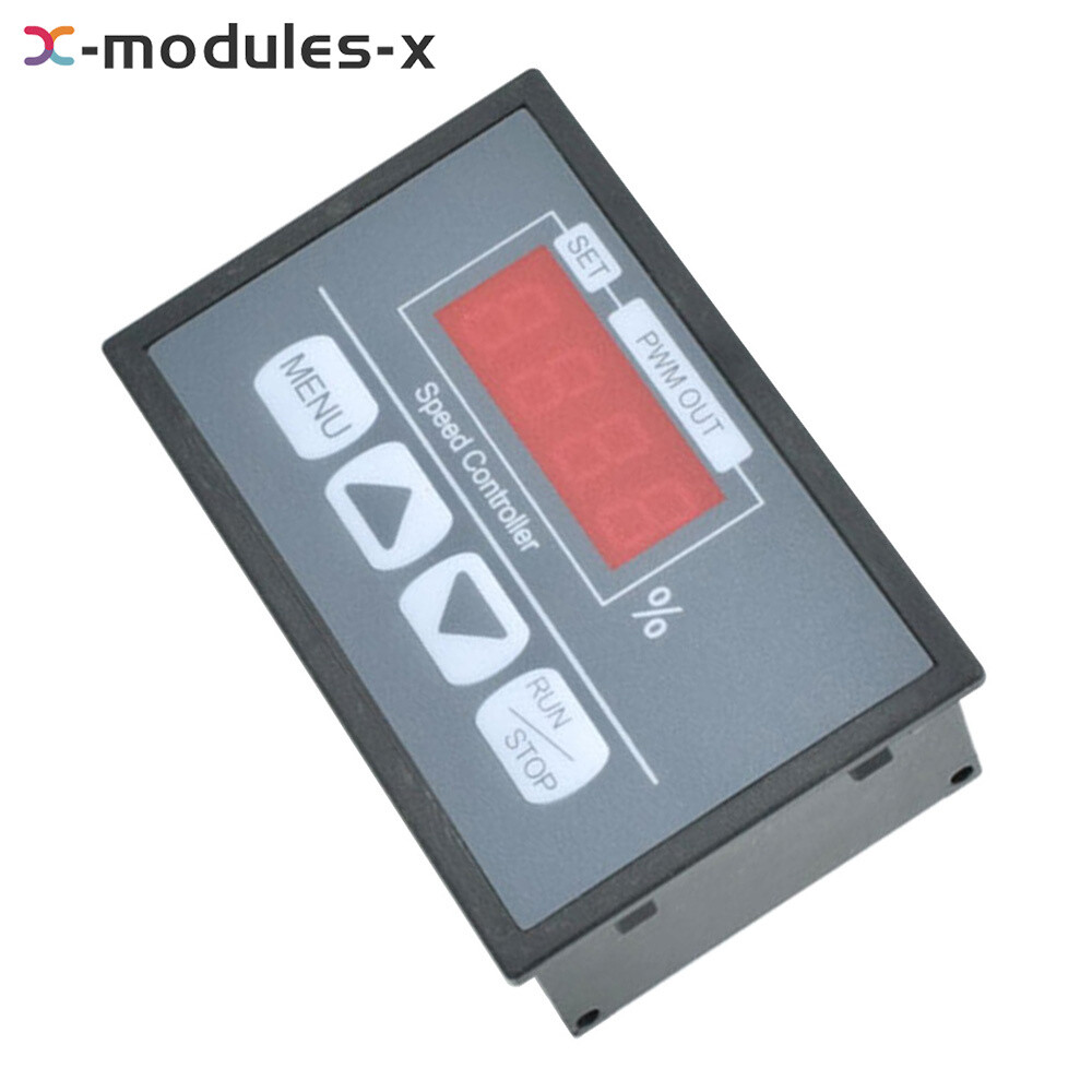 30A 6-60V PWM DC Motor Speed Controller Slow Start Slow Stop Digital Controller