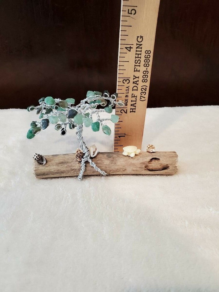 Handmade Mini Palm Gemstone Tree