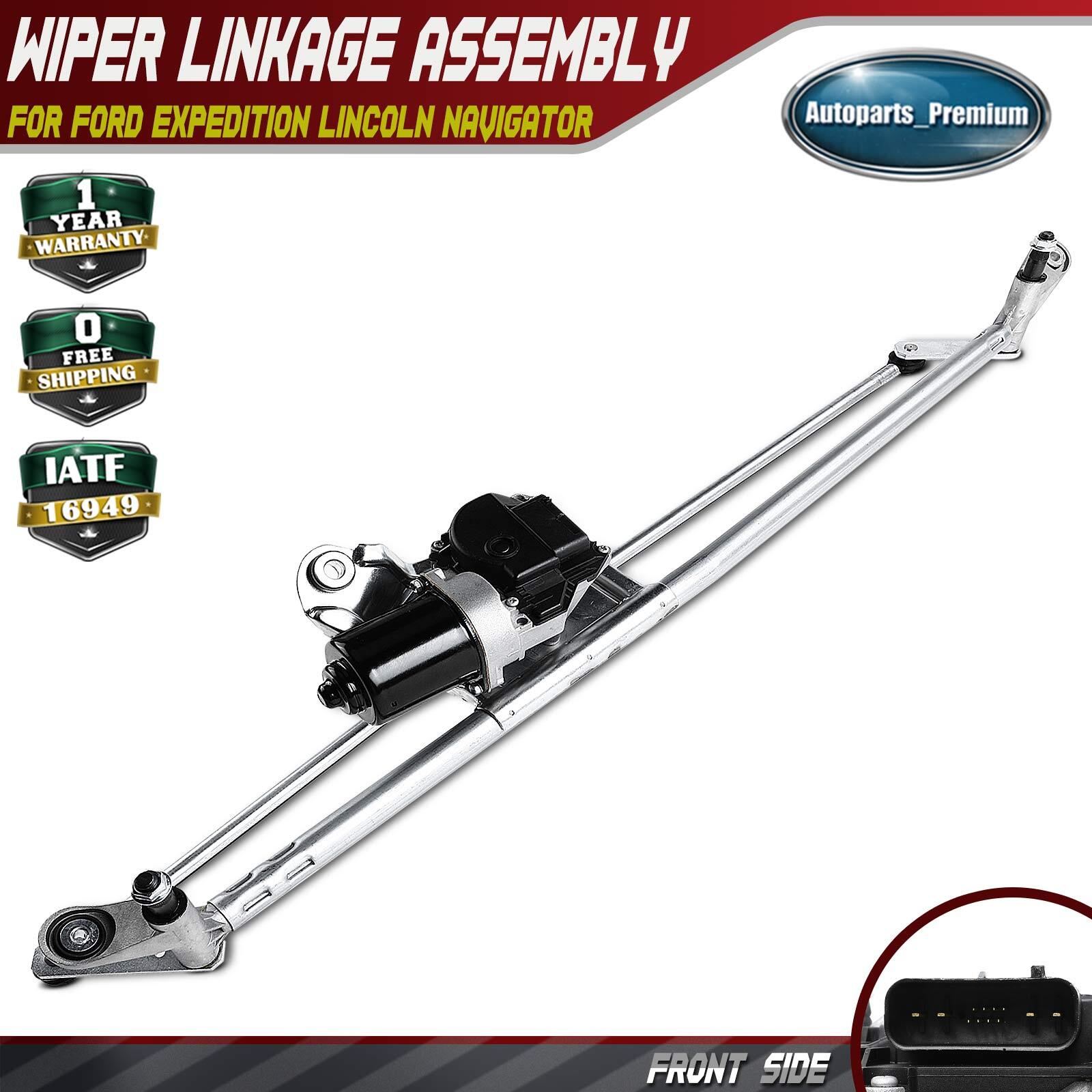 Front Wiper Linkage & Motor Assembly for Ford Expedition Lincoln Navigator 09-14