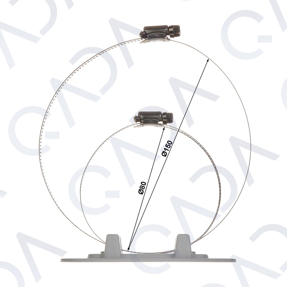 Dahua PFA152-E Universal Pole Mount Bracket Adapter For Wall Mount& Junction Box