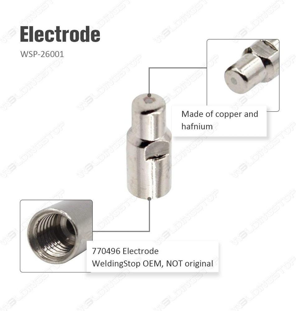 4-Pack Hobart Electrode & Tip Replacement Kit for AirForce Plasma Torch Models