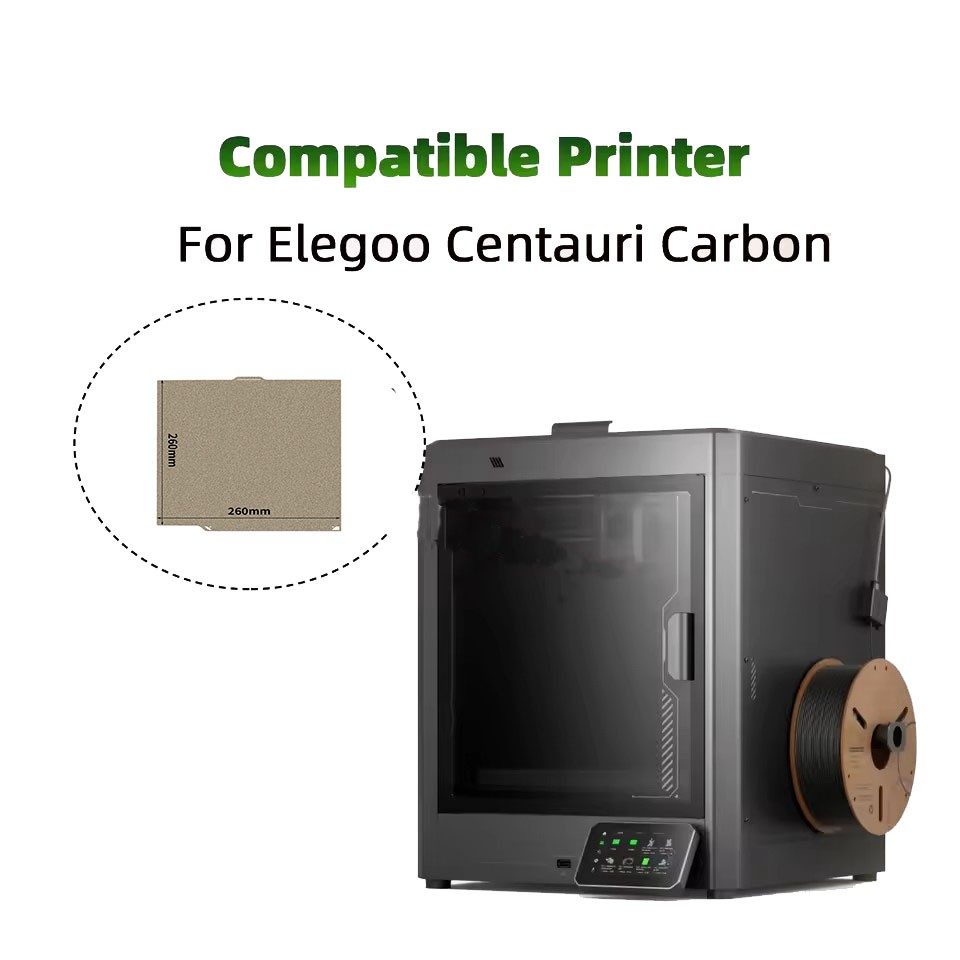 For Elegoo Centauri Carbon PEI Textured Double-sided Printing Build Plate