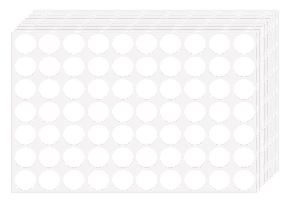 3500 Dot Stickers, 3/4 inch White Coding Labels, Circle 3500 Pieces,