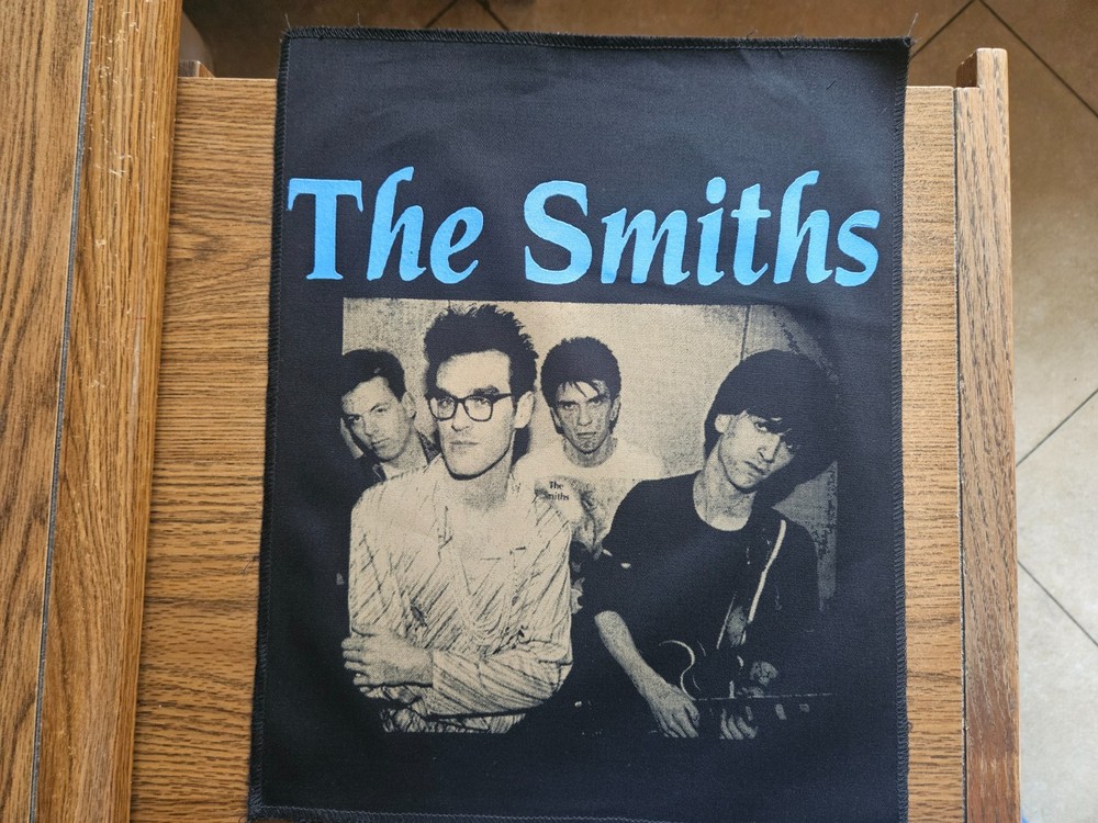 THE SMITHS, CANVAS SCREEN PRINTED LARGE BACK PATCH