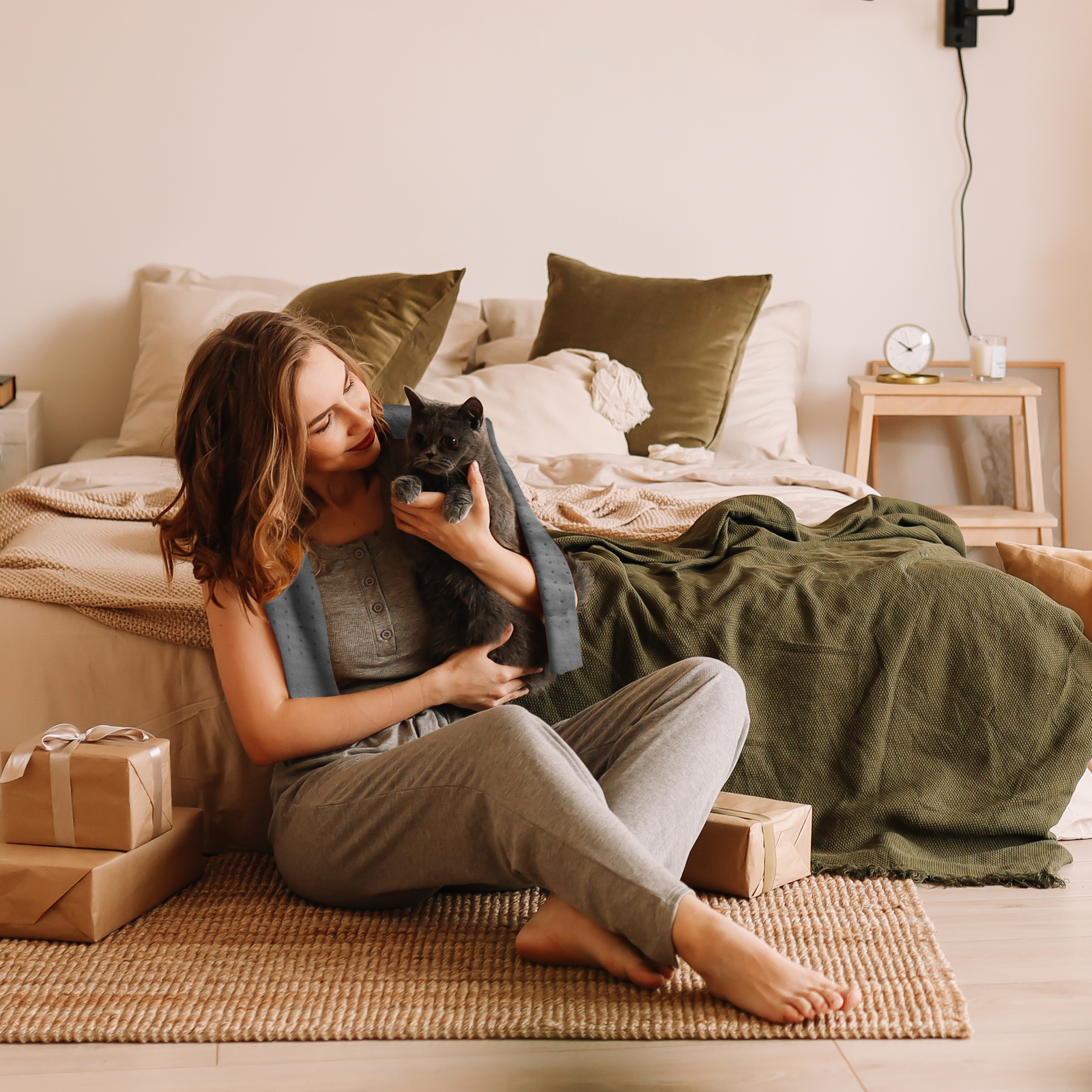 24"x12" Electric Heating Pad For Muscle Cramps Back Pain Relief w/3 Heat Setting