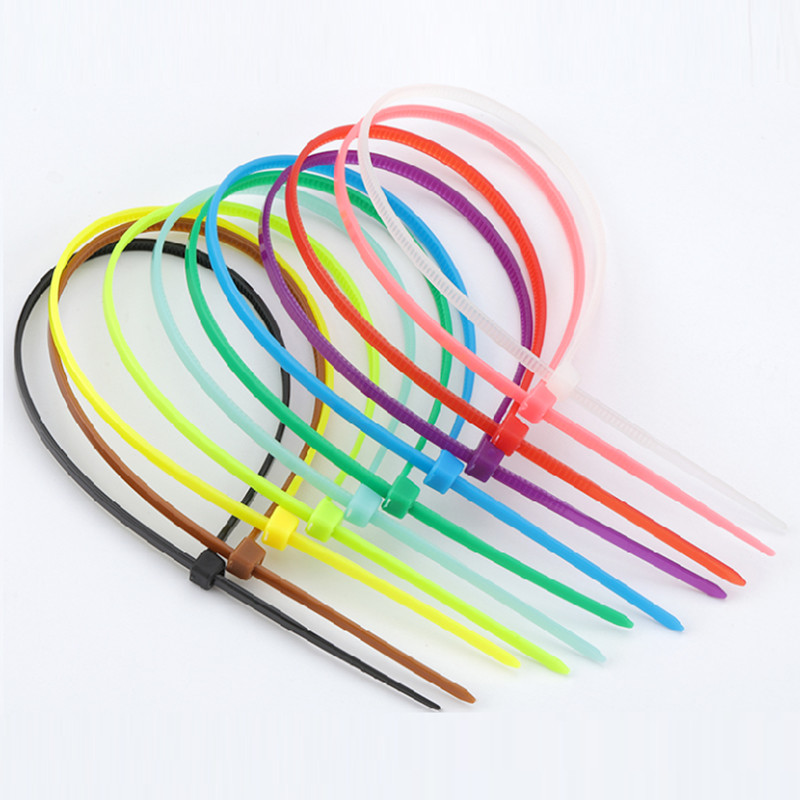 Self-Locking Nylon Plastic Cable Zip Ties Heavy Duty Strap Various Sizes Colors
