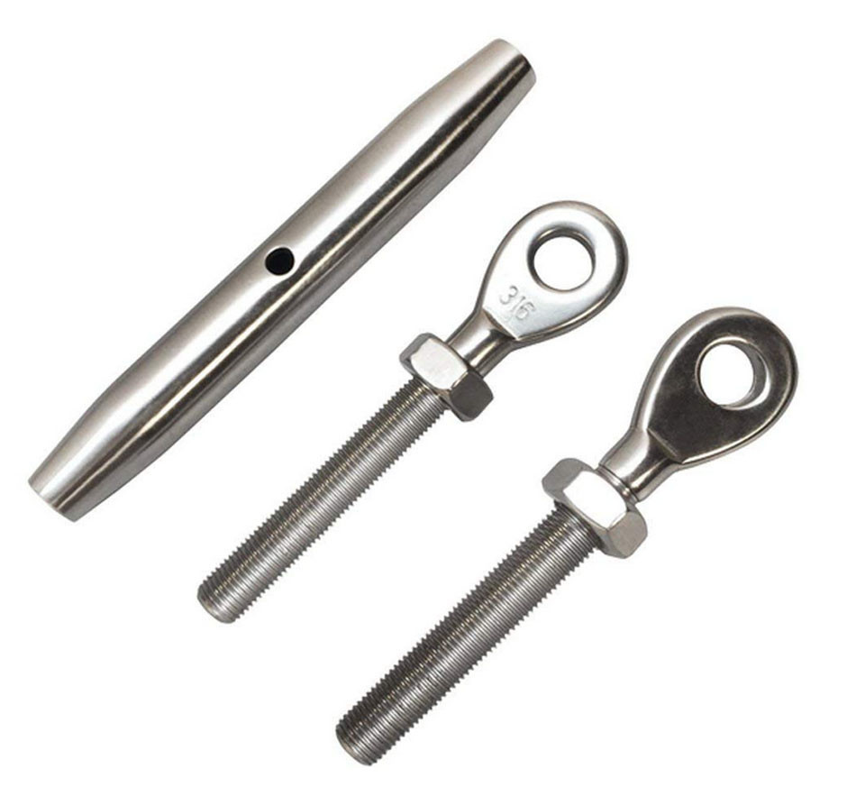 EYE/EYE Marine SS 316 Closed Body Turnbuckle Rigging 3/8''