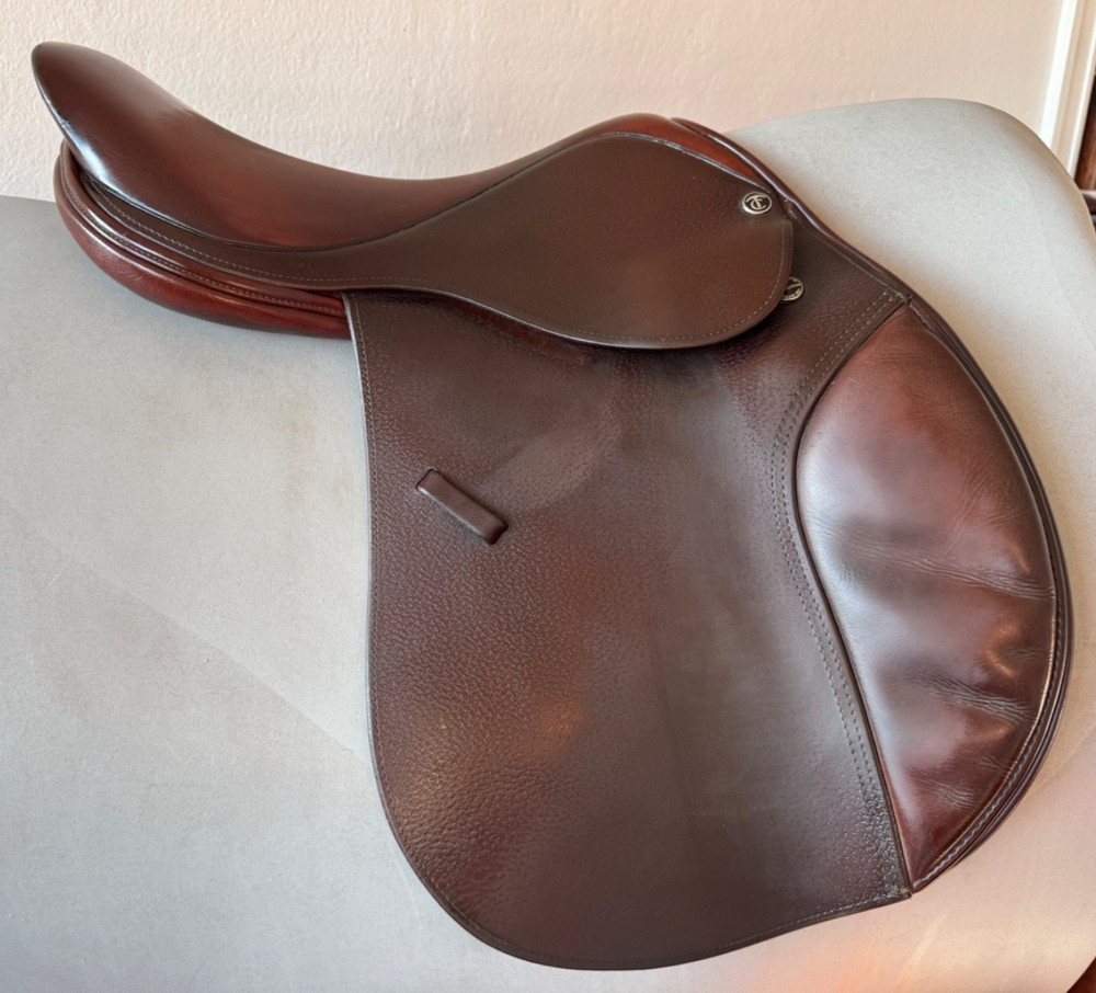 17" Tad Coffin A5 Performance Saddle - Grain / Calf