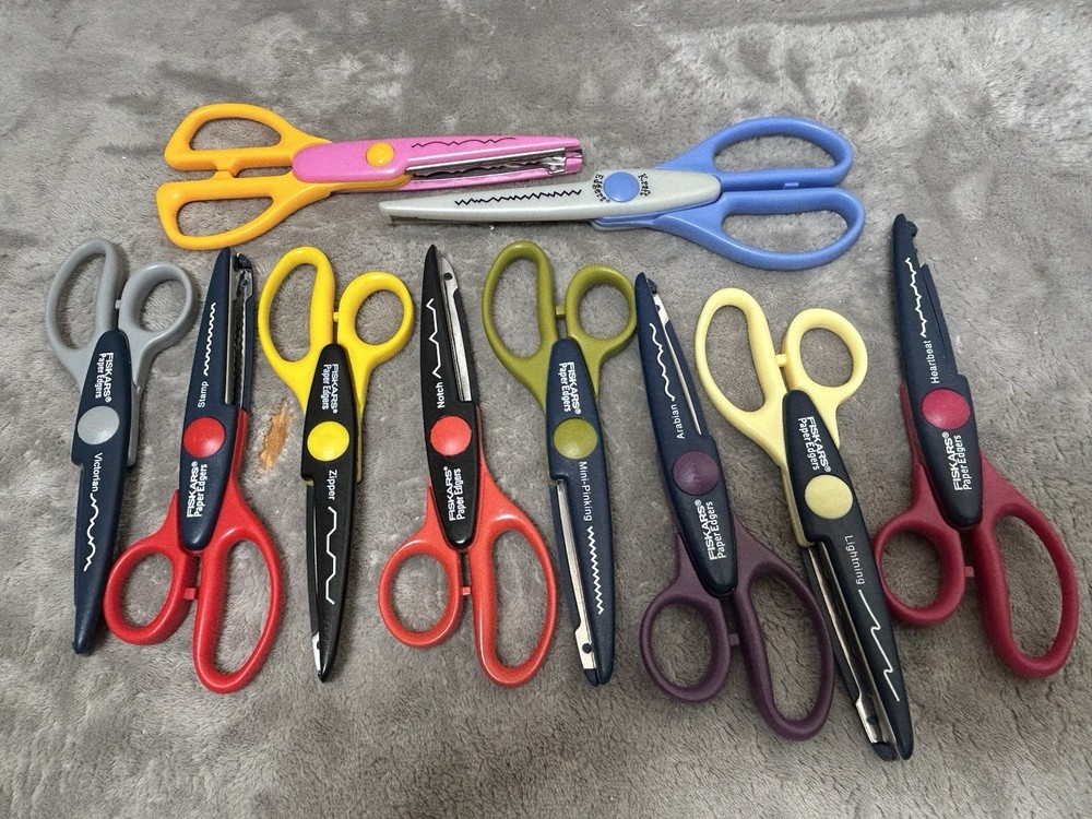 Fiskars Paper Edgers Decorative Craft Scissors Assorted Patterns FREE Shipping