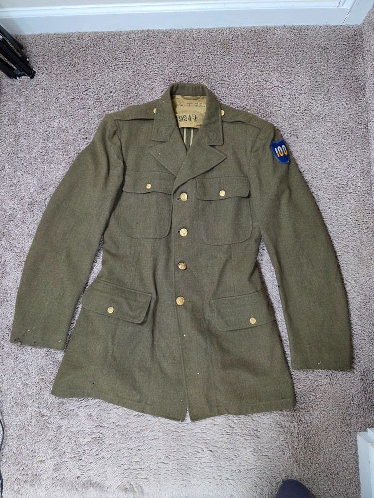 ORIGINAL WWII US ARMY M1938 CLASS A ENLISTED NCO DRESS JACKET-SIZE