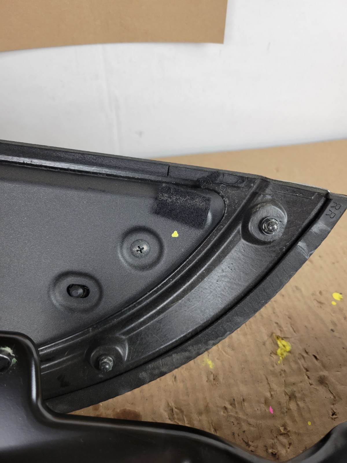 2009-2013 INFINITI G37 Convertible Top PASSENGER SIDE FOLDING PARCEL SHELF FLAP