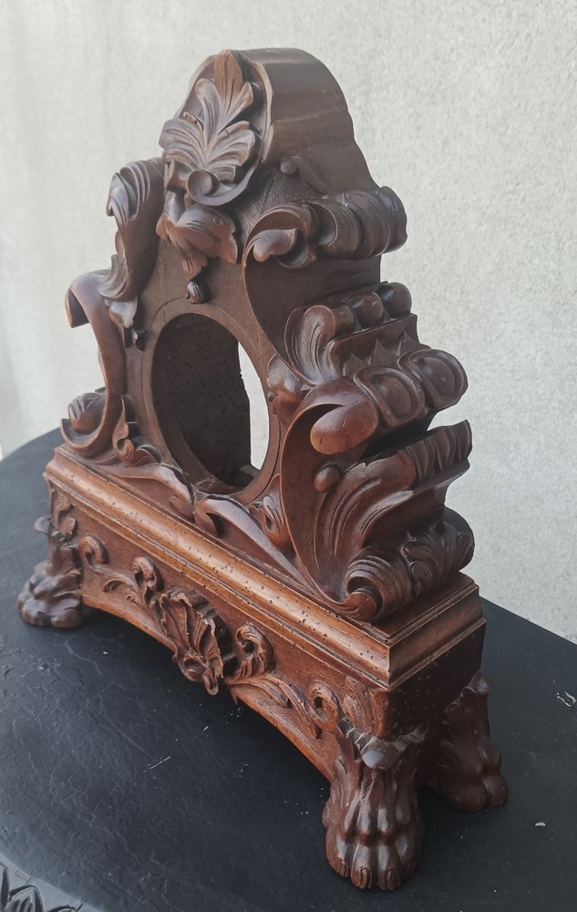 Walnut Clock Case 19th Century