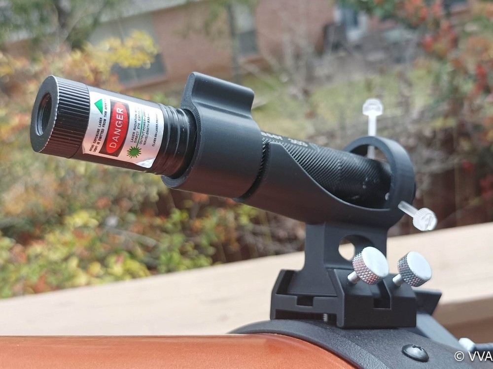 Telescope Laser Pointer Base, Saddle, Bracket. ZWO AM5 Polar Finder Adjustable