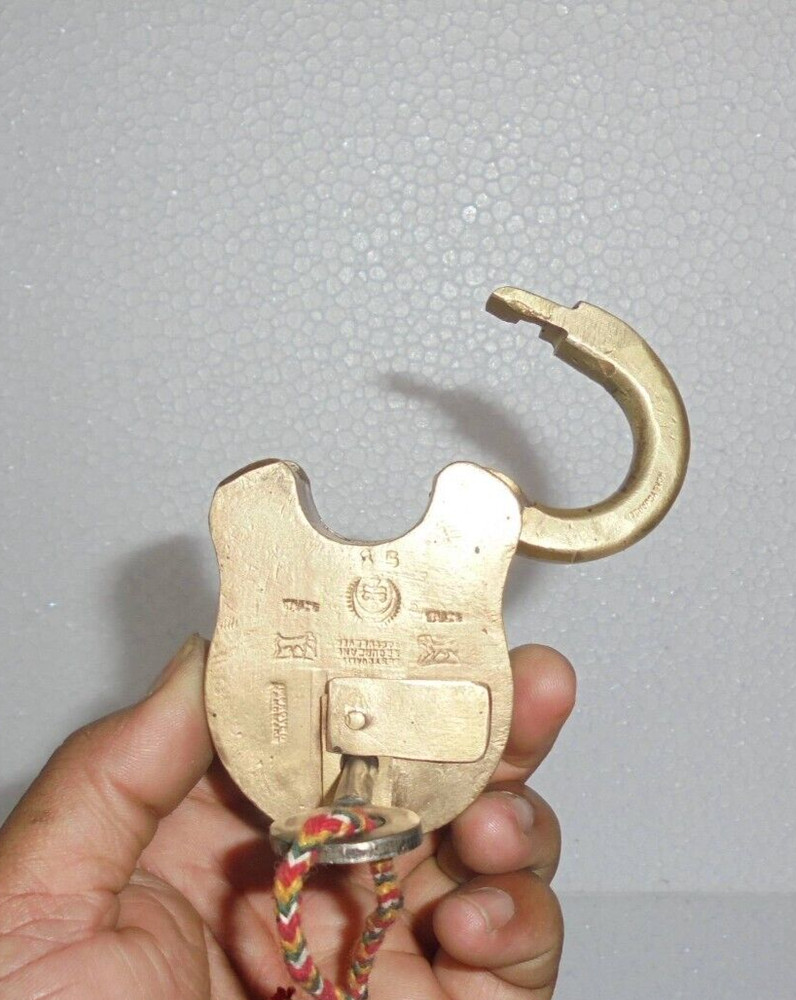 Vintage Brass Handcrafted Fine Quality Padlock