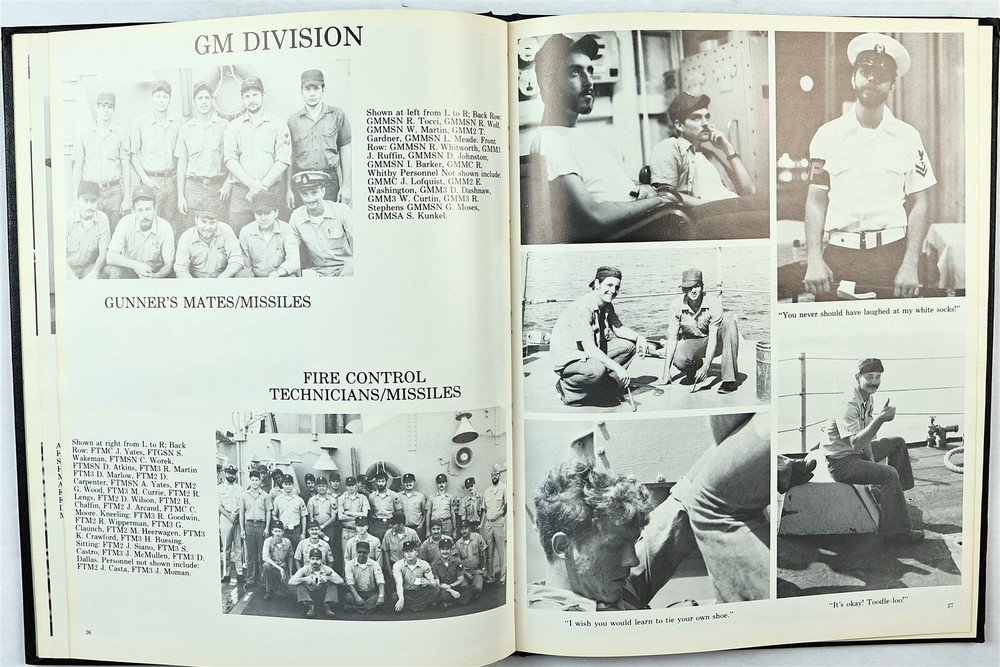 USS Dewey (DDG-45) 1978 Mediterranean Deployment Cruise Book