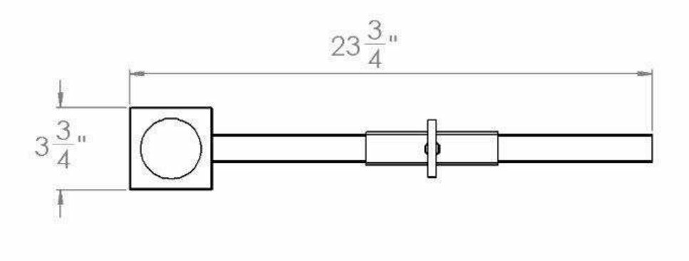 Adjustable Marker Light Arm for Truck or Trailer