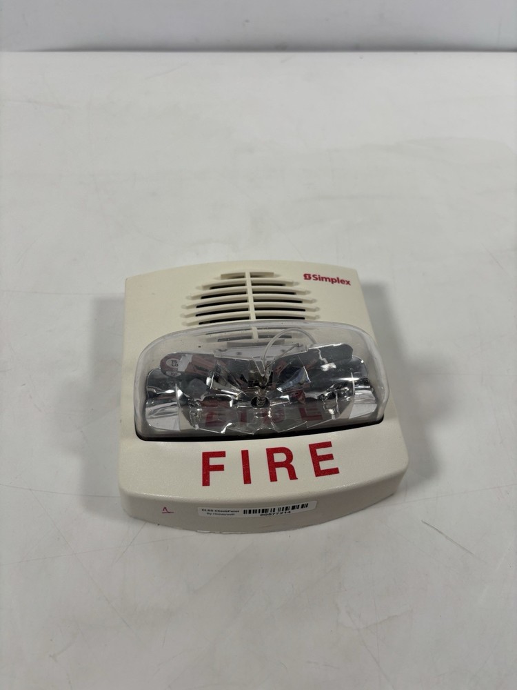 Simplex 4903 - 9429 Fire Alarms White Wall Mount