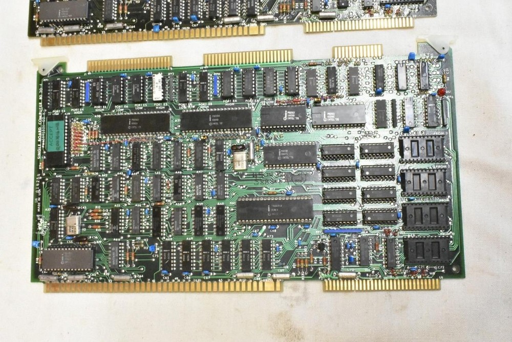 2 Intel iSBC 80/20-4 Single Board Computer w Intel Arithmetic Module