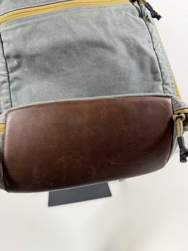 Goruck Bullet Heritage Slate Waxed Canvas Backpack USA Made EUC!
