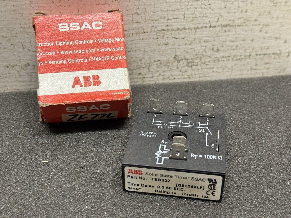 ABB TSB222 SSAC Solid State Timer 6 Blades New