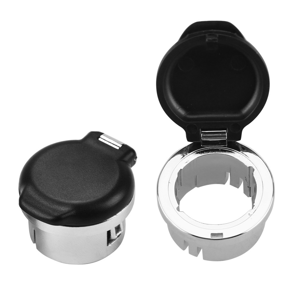 2PCS 20983936 Cigarette Lighter Power Outlet Socket Cap Plug Cover Set 25793816