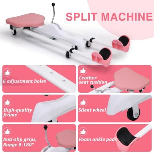 Split Machine, Leg Stretcher Split Machine for Flexibility, Splits Adjustable