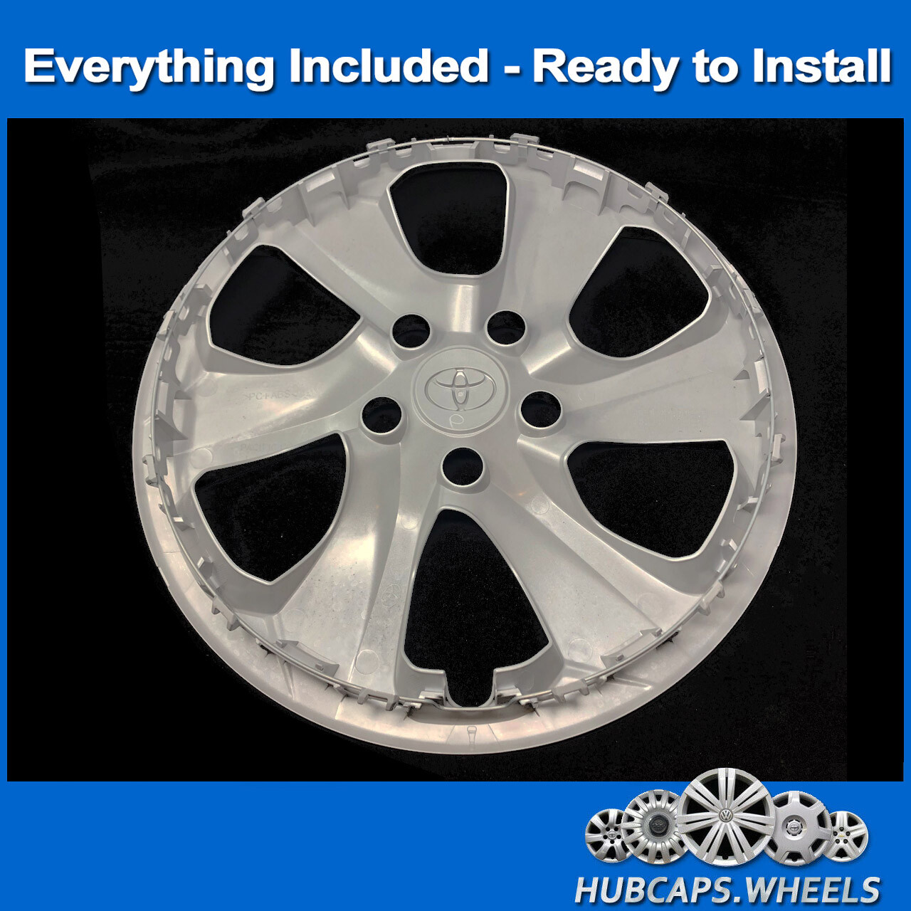 Hubcap for Toyota Rav4 2019-2024 - Genuine OEM Factory 17-in Wheel Cover 61186