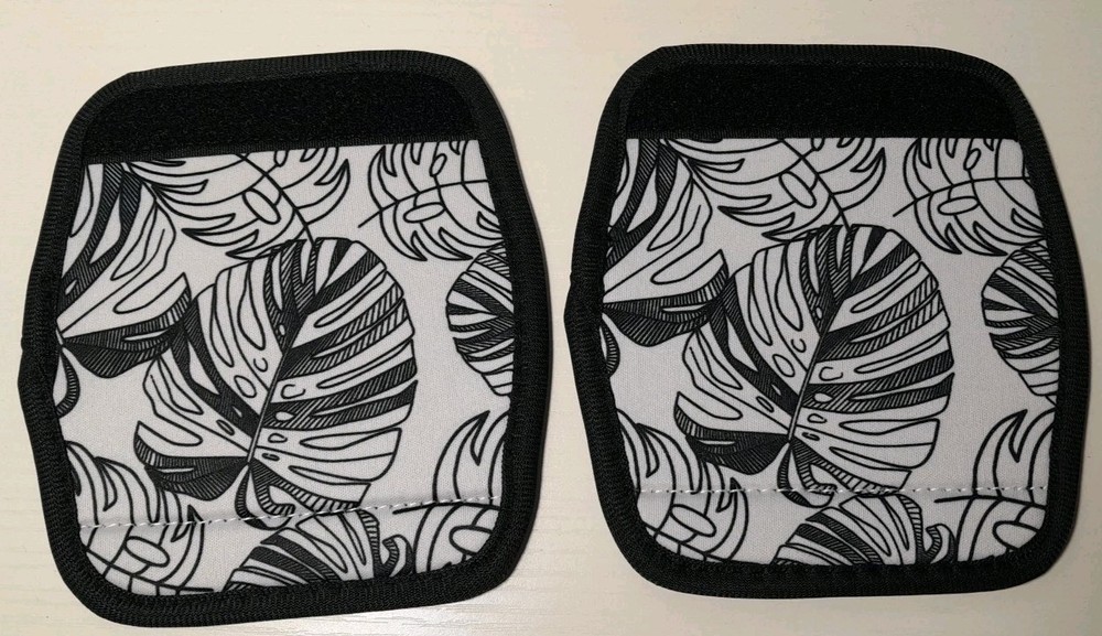 Monstera Leaf Bag/Luggage Handle Wrap 2 Pcs