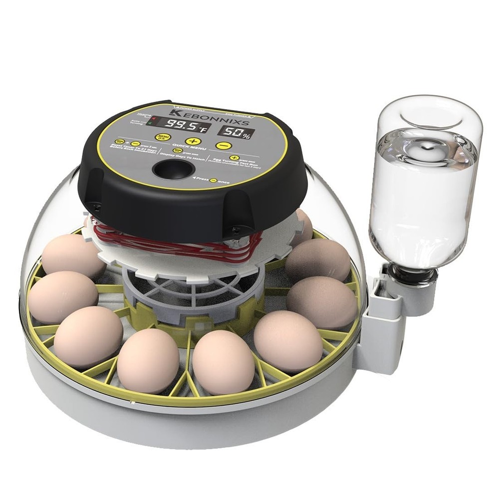 Automatic Egg Turner & Humidity Display Incubator