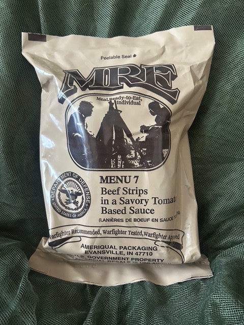 Official Ameriqual Military MRE Individual Single Meal You Pick Exp. 2027.