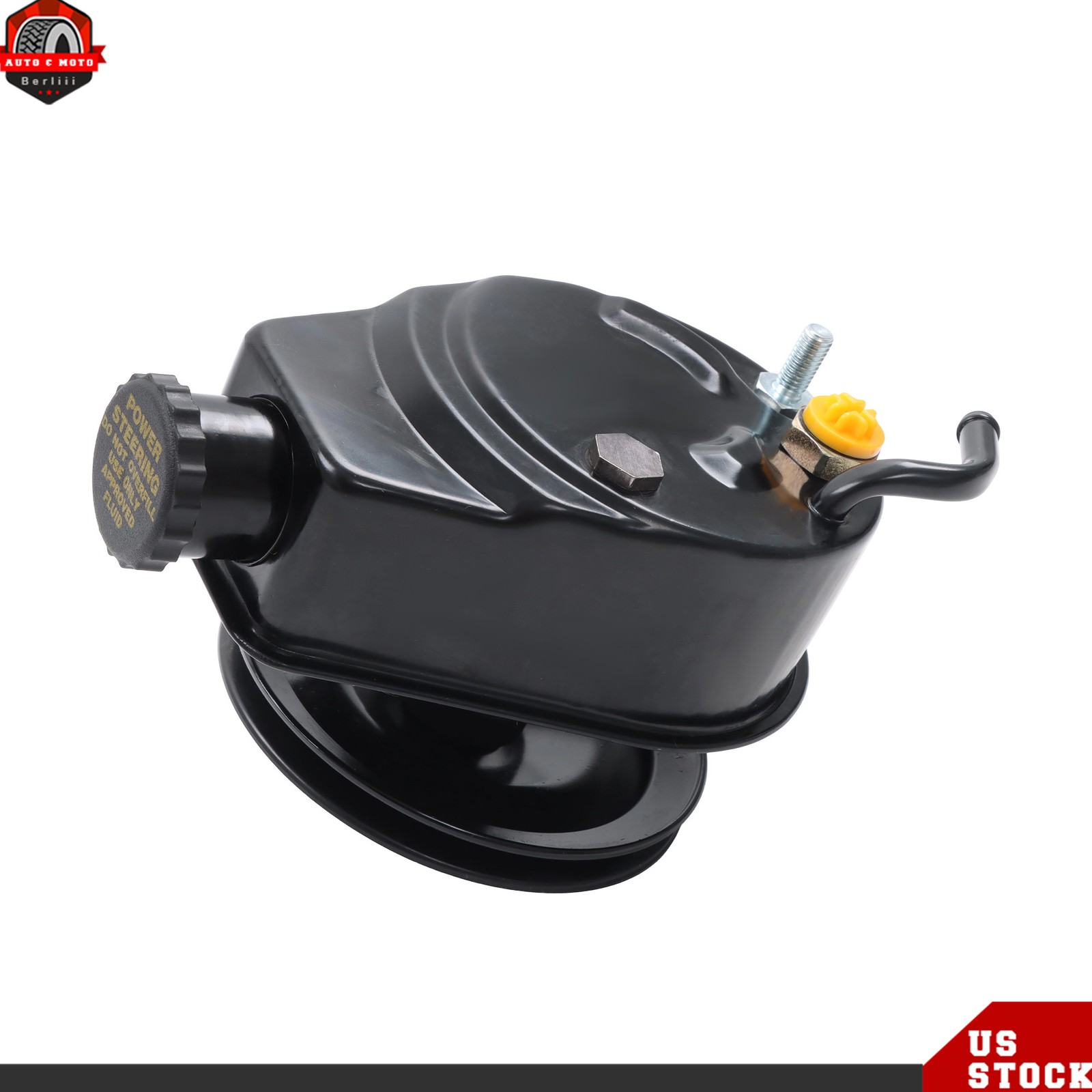 BBC SBC For Chevy 283 Saginaw Style Power Steering Pump w/ Single Groove Pulley