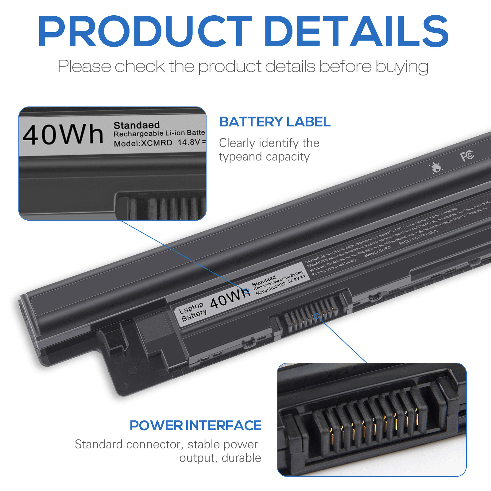 Lot Battery for Dell Inspiron 15 3000 15-3542 15-3543 15-3541 15-3531 15-3537 US