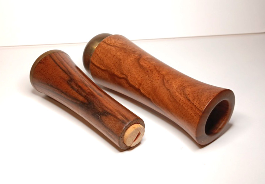 Unbranded Duck Call Unknown Maker Walnut Brass