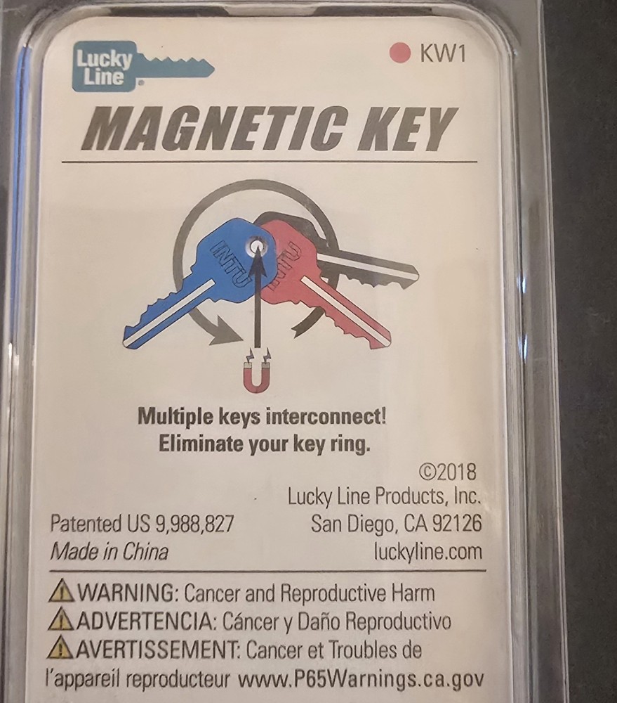 Kwikset Magnetic Key Red
