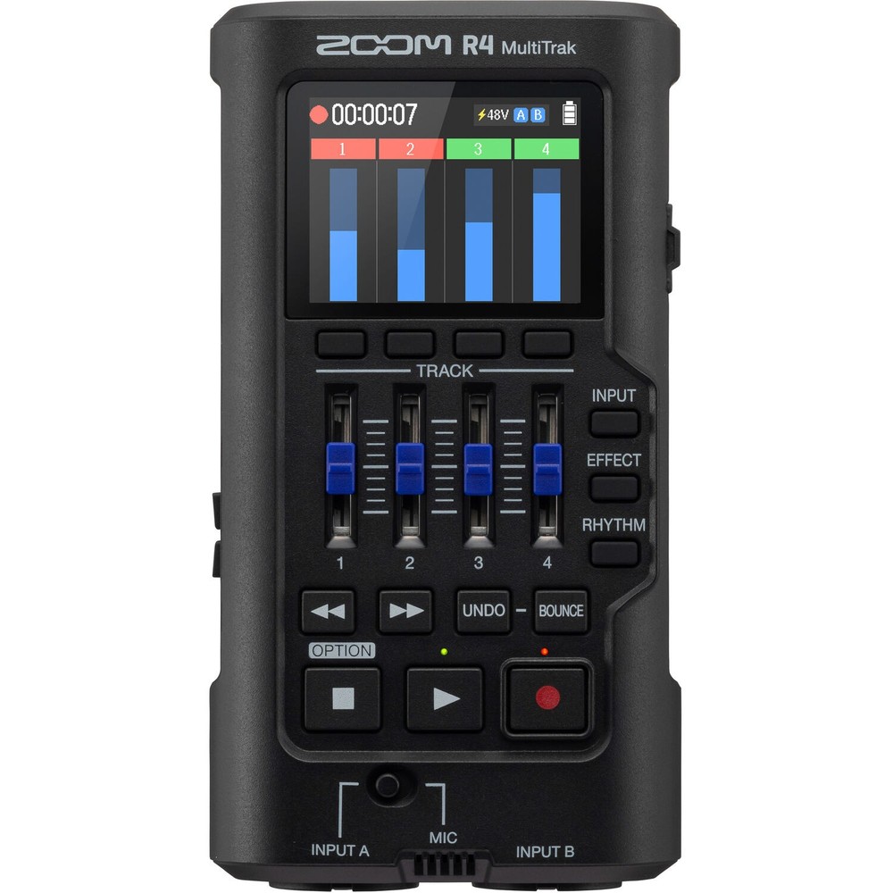 Zoom R4 MultiTrak 32-Bit Float 4-Track Recorder and USB Audio Interface