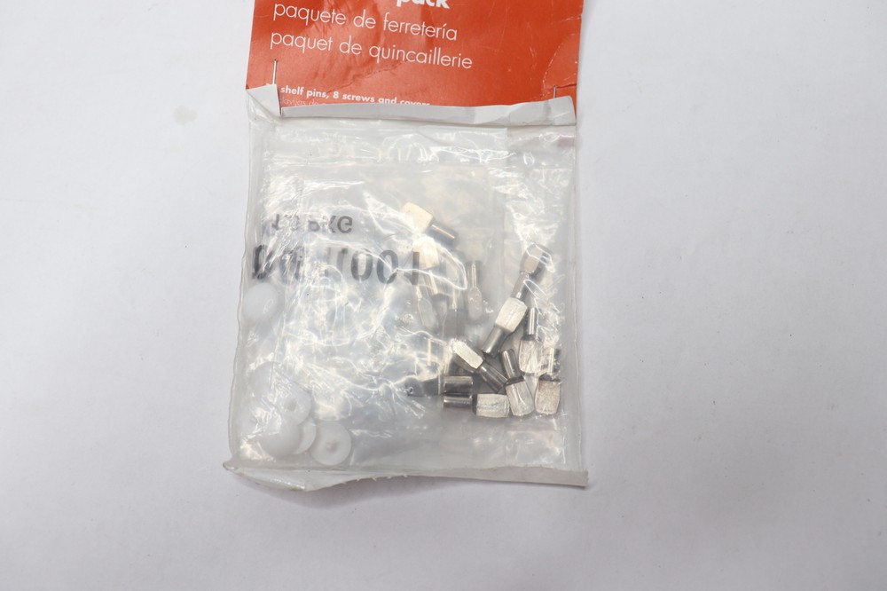 Easy Track Closet Hardware Pack Plastic White RH1004
