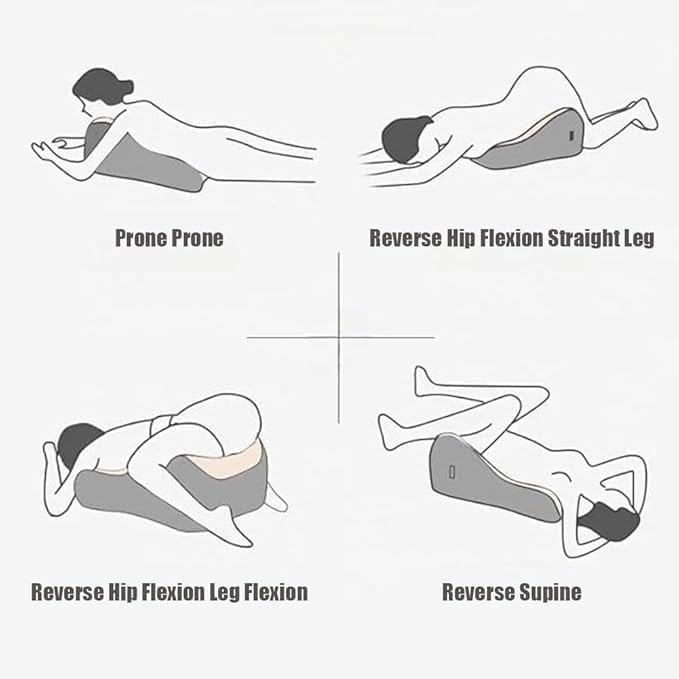 Sweet Spot Pillow Chiro Monk Pillows for Couples Ergonomic Memory Foam 27° Angle