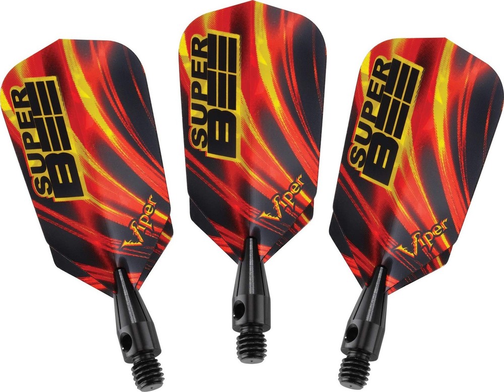 Viper Super Bee Soft Tip Darts, 16 Grams Black Coated Brass
