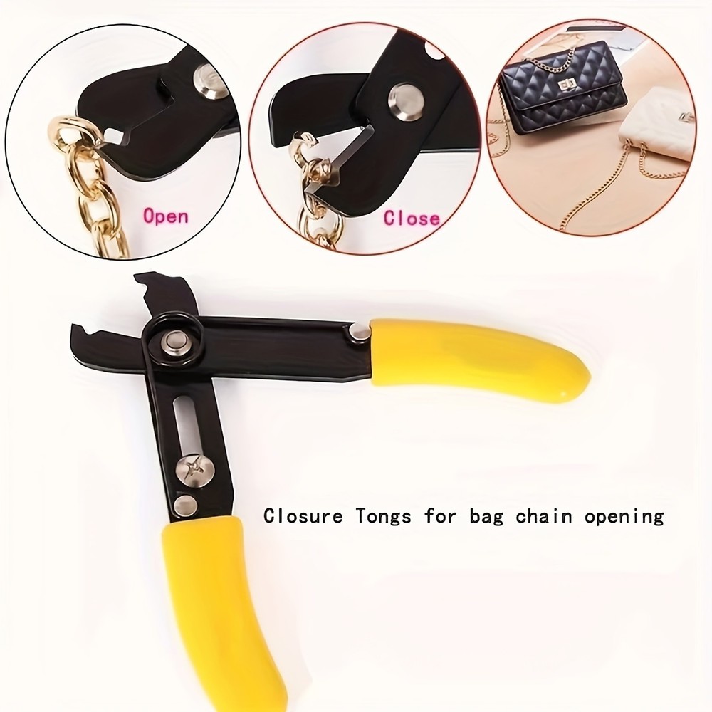 Multi-Functional Bag Chain Pliers - For Chain Opening & Wire Stripping