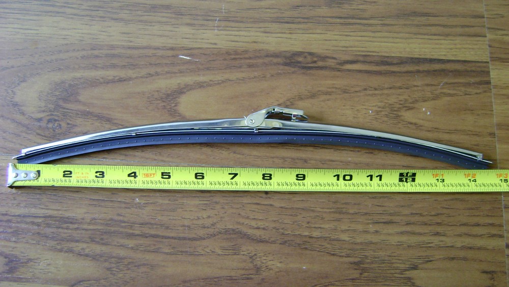 Windshield Wiper Blades w/ Polished Stainless Holder pair *In Stock*