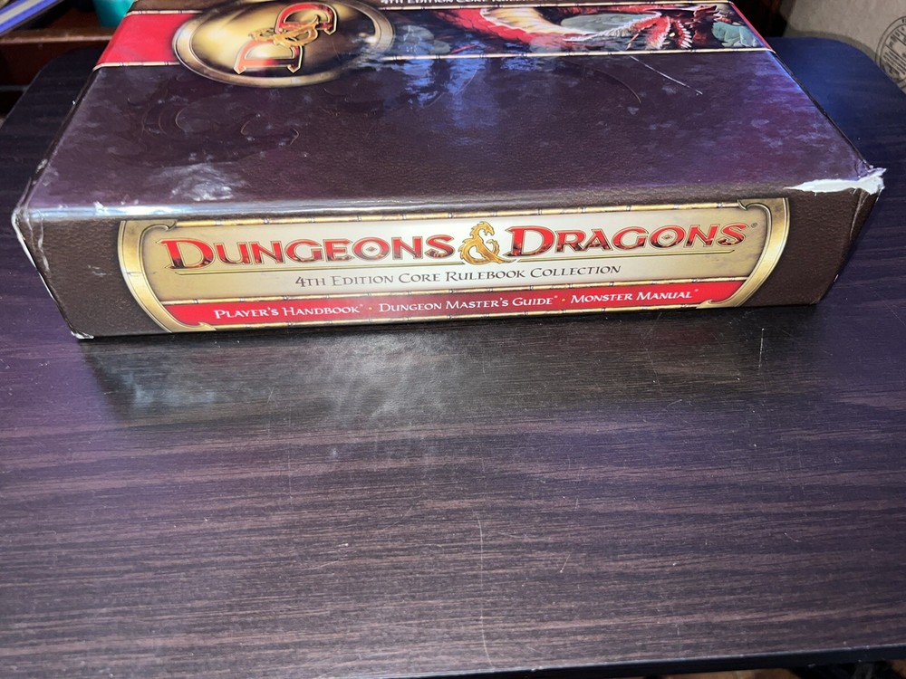 4TH EDITION CORE RULEBOOK COLLECTION Barely Used 3 Book Set First Printing