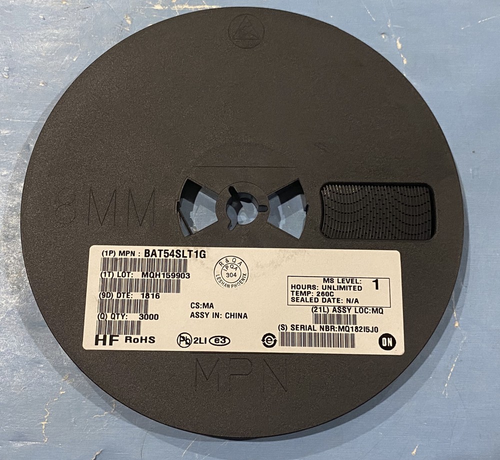 1 Reel 3000pc Diode Array 1 Pair Series Schottky 30V 200MA SOT23-3