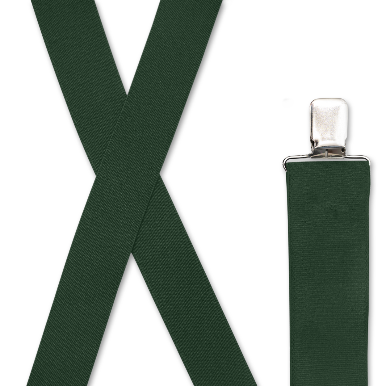 Men's Suspenders - Strong Clips, Many Colors, X Style 1.5" & 2", USA Made