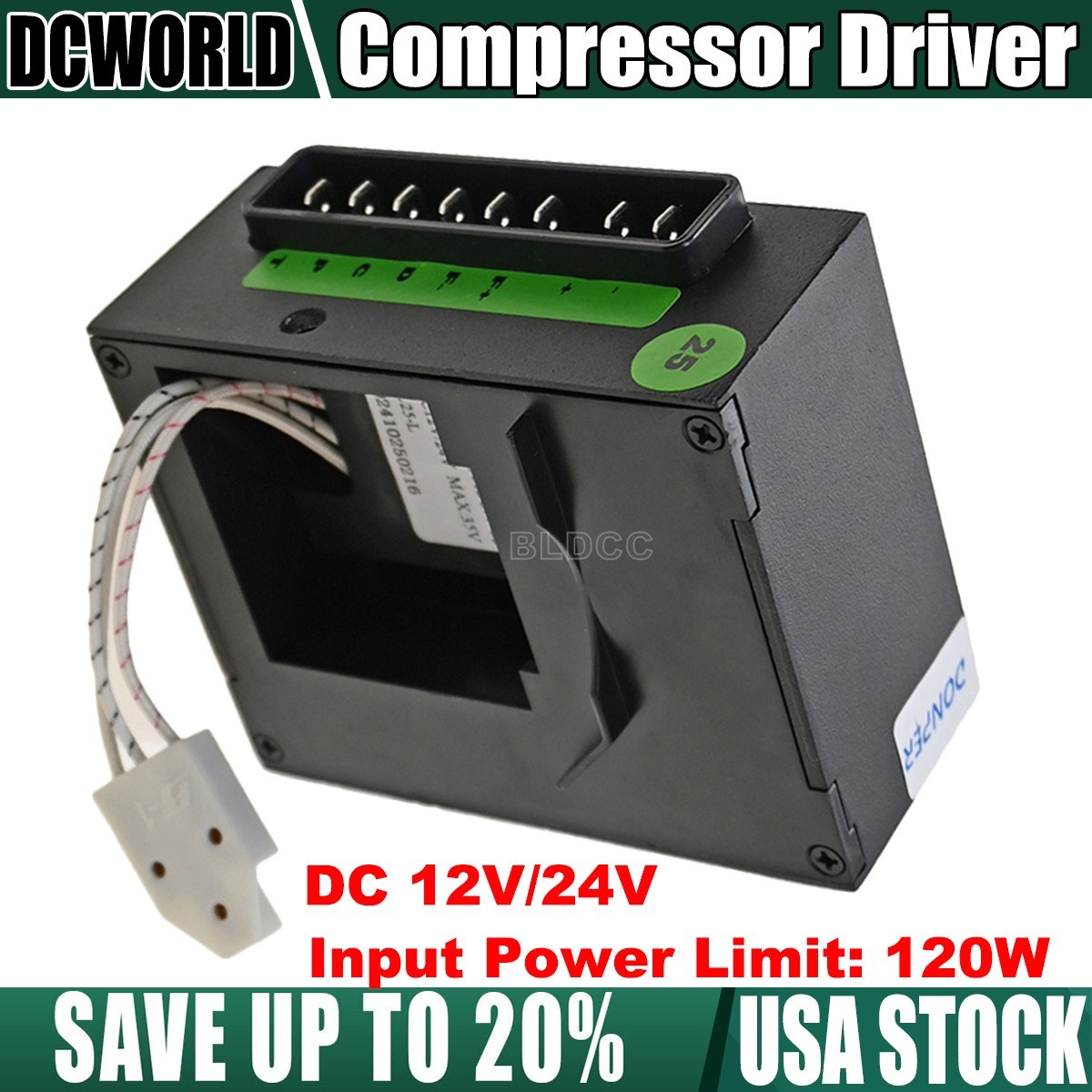 DONPER 12V 24V Electronic Start Unit Controller for SECOP BD35F BD80F Compressor