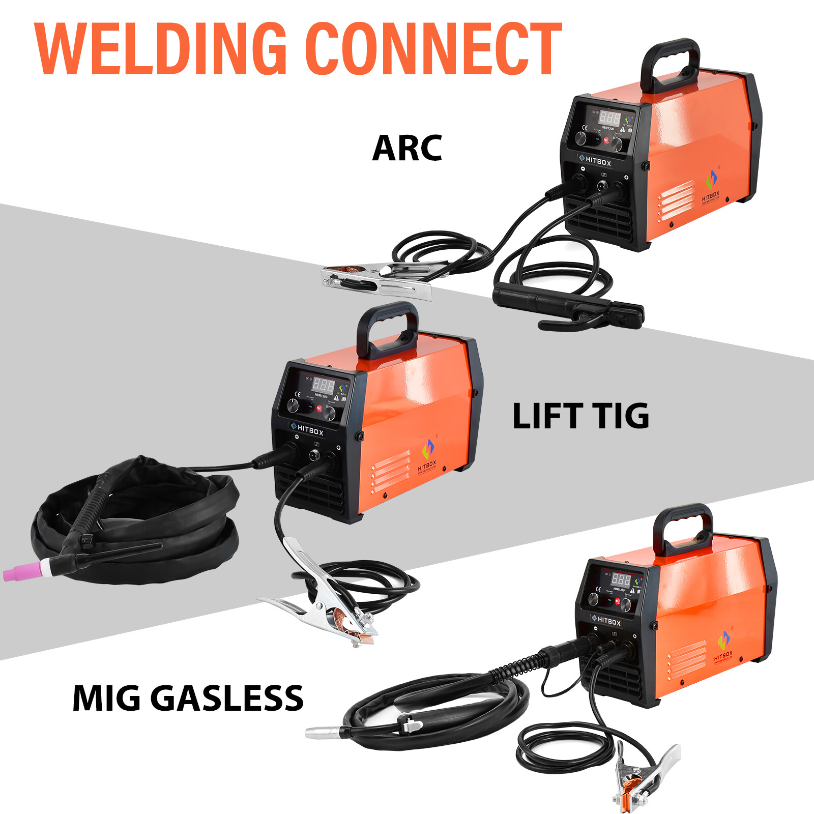 140A 3 in 1 MIG Welder 110V/220V Stick Lift TIG MIG Gasless Welding Machine US