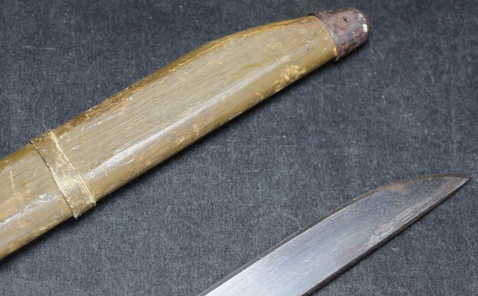 WW2 Japanese Arisaka Type 30 Bayonet Mod. 1897 - Straight Quillon Square Pommel