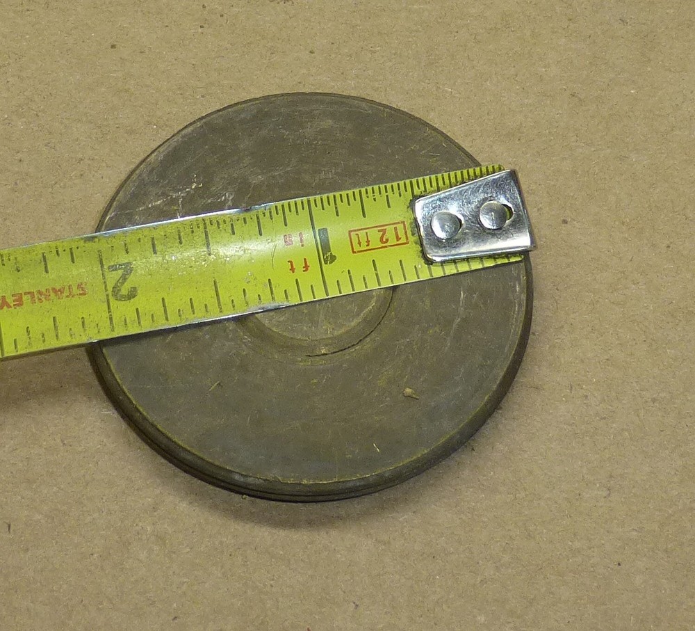 Brass Floor Plate Plug Insert Electrical Box threaded 1/2" threads