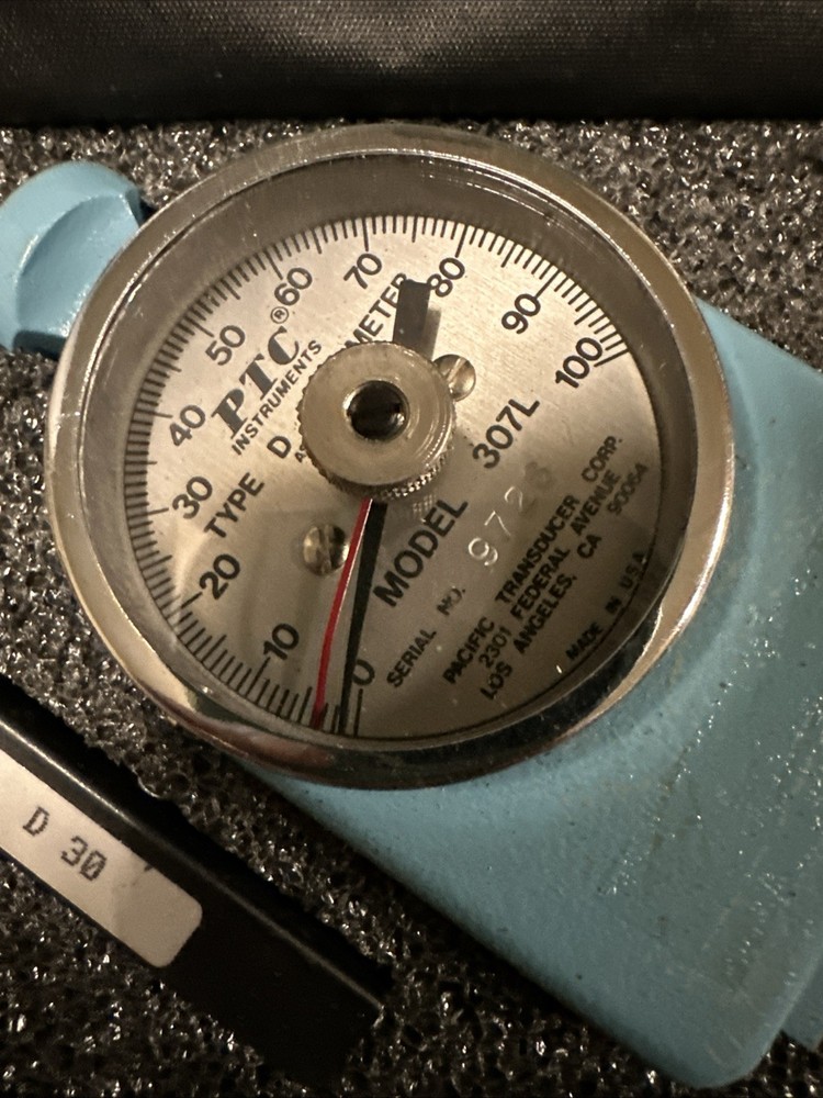 PTC Instruments Model: 307L Type:D Durometer Serial # 9726 In Case