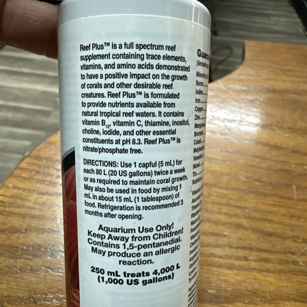 SEACHEM REEF TRACE ELEMENTS 250 ml Nitrate/Phosphate Free