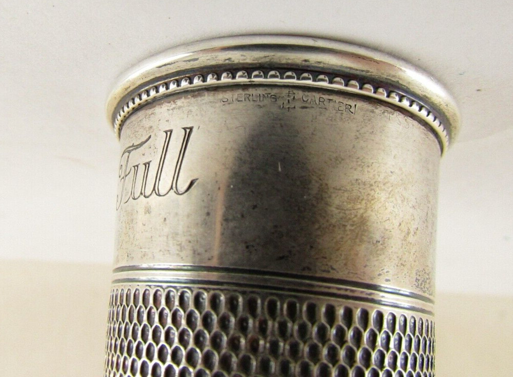 Cartier Sterling Silver Cup. Thimble